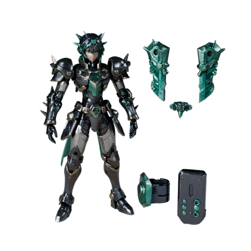 Anime Armored NPC Student Character Model - Rigged