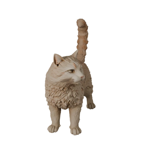 Gato Noruego del Bosque de Alto Poligonaje - Modelo 3D STL para Imprimir