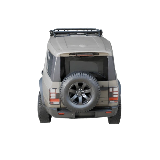Land Rover inspiriertes Offroad-SUV 3D-Modell - Hohe Poly PBR