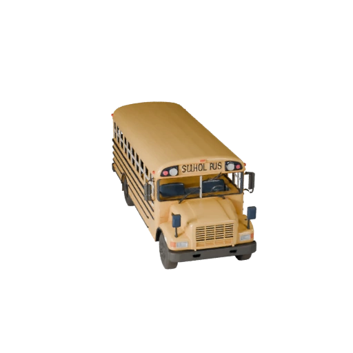 Schulbus 3D-Modell für Blender - Renderbereite Asset (Legacy)