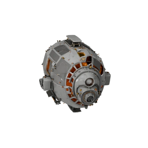 Modèle 3D de satellite pour Unreal Engine - Actif prêt pour le jeu