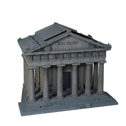 Parthenon 3D Model for Unreal - Realtime UE Asset forRealtime