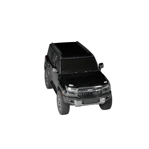 Modelo 3D de Lujoso SUV para Unity - Activo de Juego Poligonal Bajo