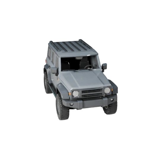 Low Poly Adventure Suv 3D Model for Unity & Unreal