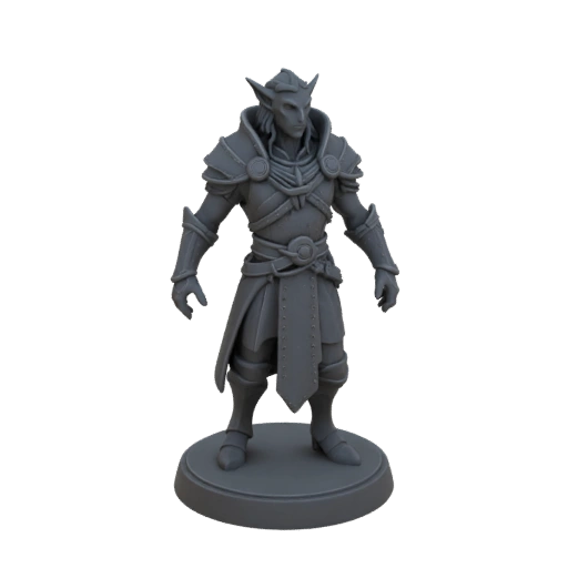 Fantasy Tiefling Warlock Miniature STL