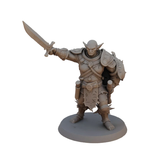 Fantasy Goblin Archer Miniature STL - Ranged