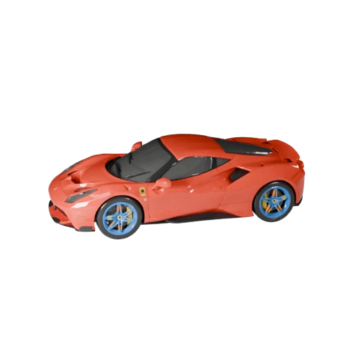 Modelo 3D STL Imprimible de Superdeportivo Inspirado en Ferrari para