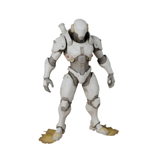 Cyberpunk ENEMY Fighter Character Model - Rigged