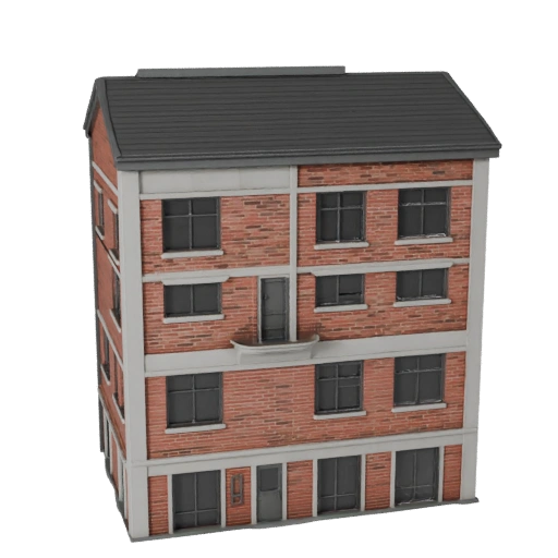 High Poly Tiny House 3D Model for Archviz for Architecture