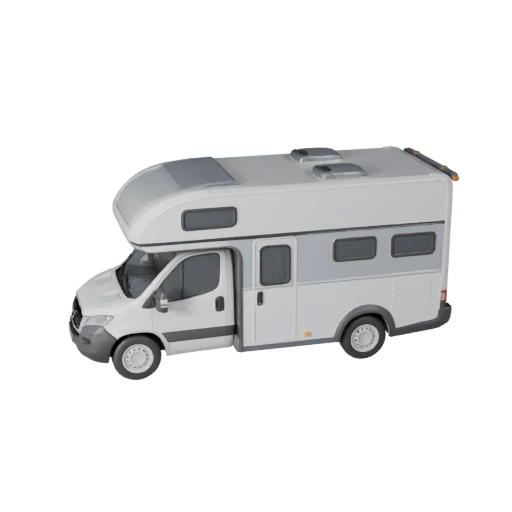 Camping-car 3D Model pour Unreal Engine - Asset prêt pour le jeu