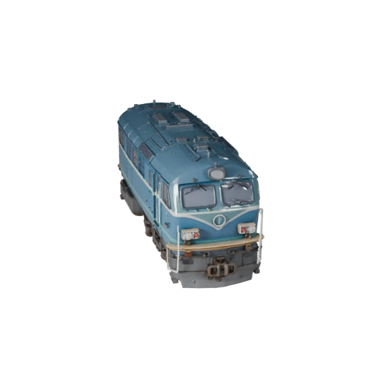 Diesel Locomotive 3D Model for Blender & Games - PBR