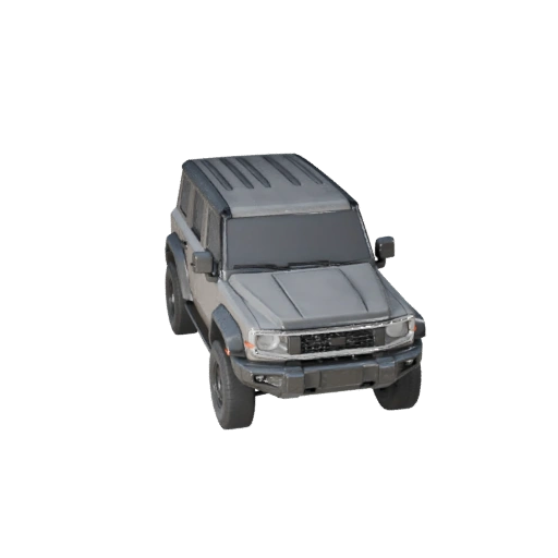 Crossover SUV 3D Modell für Unity - Low Poly Game Asset