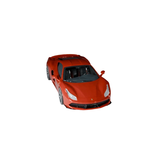 Superdeportivo inspirado en Ferrari 3D Model para Blender y Juegos -