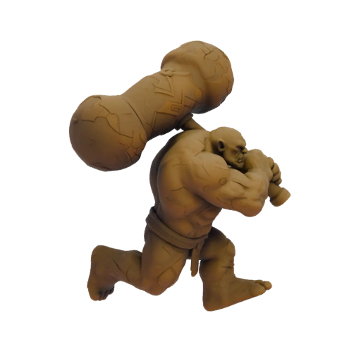 Miniature STL d'un Ancien Troll d'Ennemi Dark Fantasy