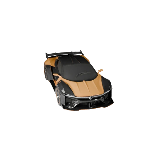Voiture Concept Prête pour le Jeu Modèle 3D pour Jeux Temps Réel - PBR (Legacy)