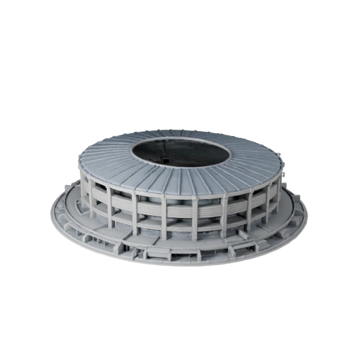 Stadion Außenbereich 3D-Modell für Blender - Render-Asset
