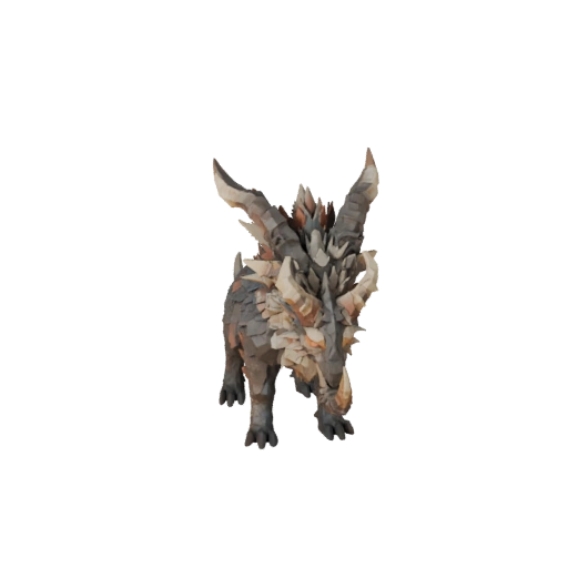 Modelo 3D de Quimera Baixo Poli - Asset de Jogo Unity com FBX | Livre de Royalties