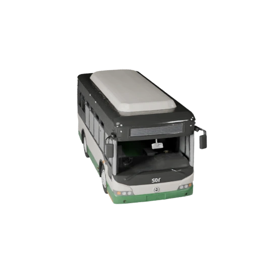 Stadtbus 3D-Modell für Blender - Renderbereites Asset (Legacy)