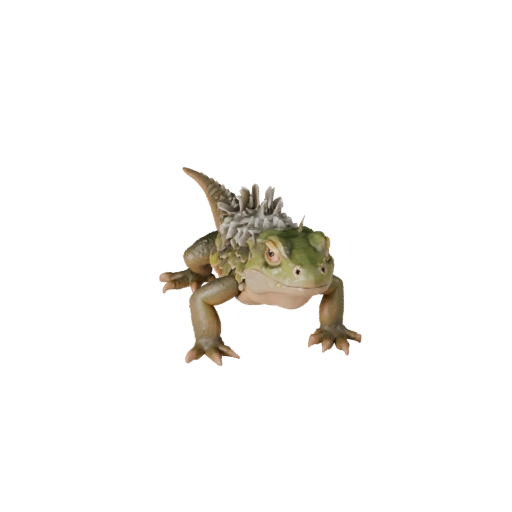 Cartoon Monitor Lizard 3D Model - Stylized Asset for Animation