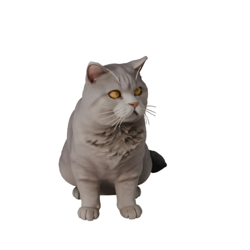 British Shorthair 3D Model for Unity - Game Ready Asset, FBX
