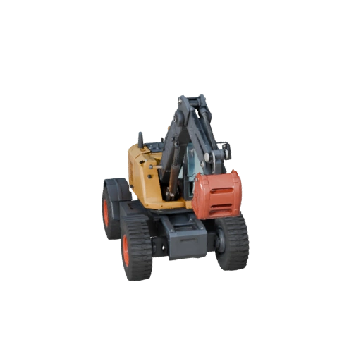 Telehandler 3D Model for Blender - Render Ready PBR Asset