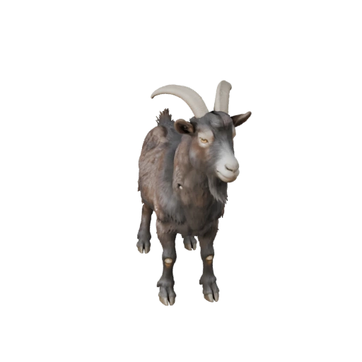 Modelo 3D de Cabra para Unity - Asset Listo para Juego, FBX | Libre de Regalías