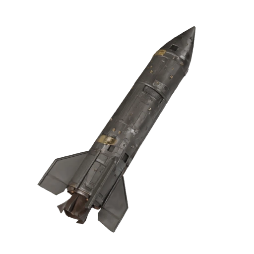 Rocket 3D Model for Blender - Render Ready Asset Pro
