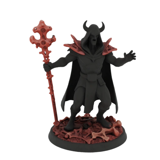 Fantasy Lich Necromancer Miniature STL