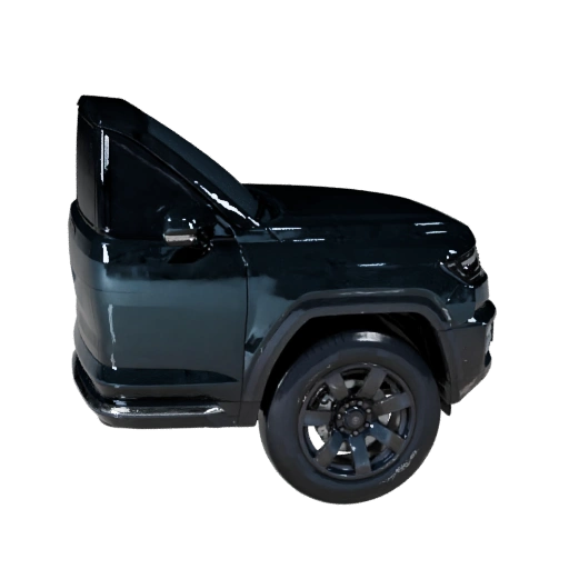 Modelo 3D de SUV de Lujo de Alto Poligonaje para Renders de Estudio - PBR