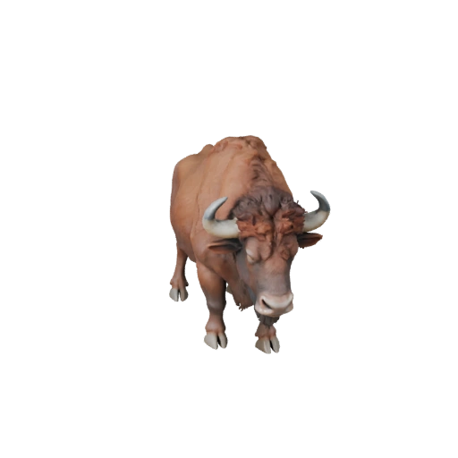 High Poly Bison 3D Model - Detailed STL Asset for Printing