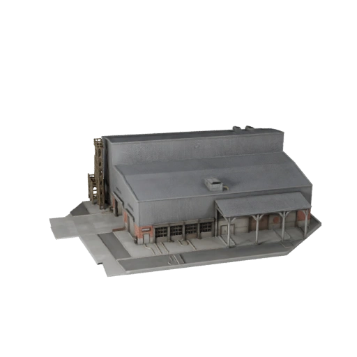 Modelo 3D STL de Moinho de Aço Imprimível - Asset de Escala para Mockups de Escala