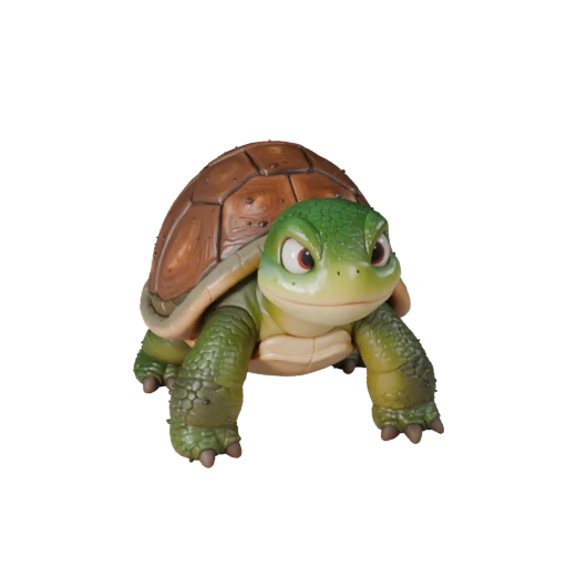 Cartoon Snapping Turtle 3D Model - Stylized Asset for Animation