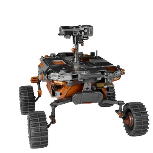 Mars Rover 3D Model for Unity - Low Poly Game Asset