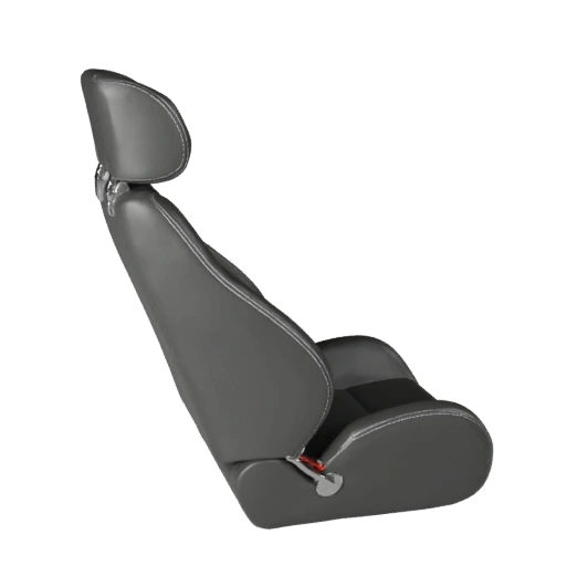 Game Ready Car Seat 3D Model for Realtime Use PBR Asset