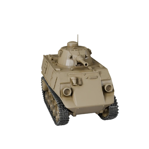 Druckbare WWII Halftrack STL 3D-Modell für Sammlerstücke