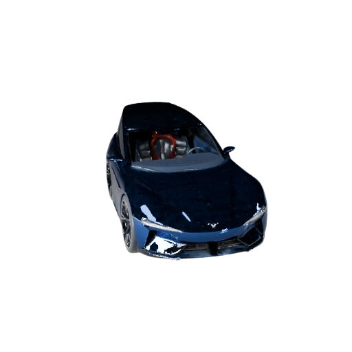 Modèle 3D de Voiture Concept pour Blender - Asset prêt pour le rendu