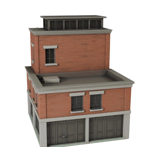 Modelo 3D de Casa Pré-fabricada para Unreal - Ativo em Tempo Real para Cenas UE