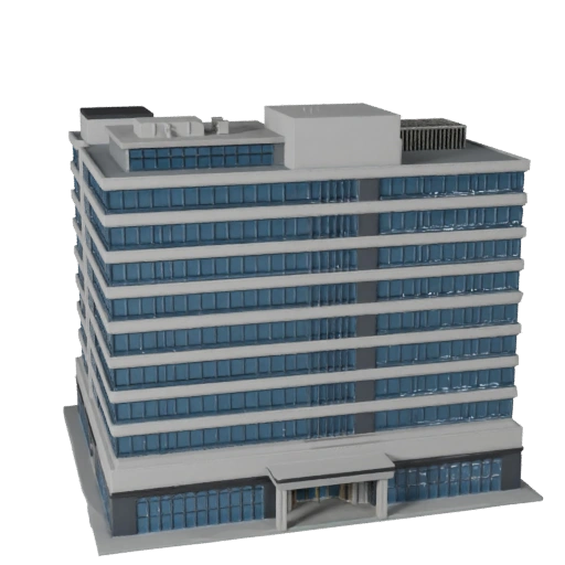 3D-Modell eines Geschäftszentrums für Unreal - Echtzeit-Asset