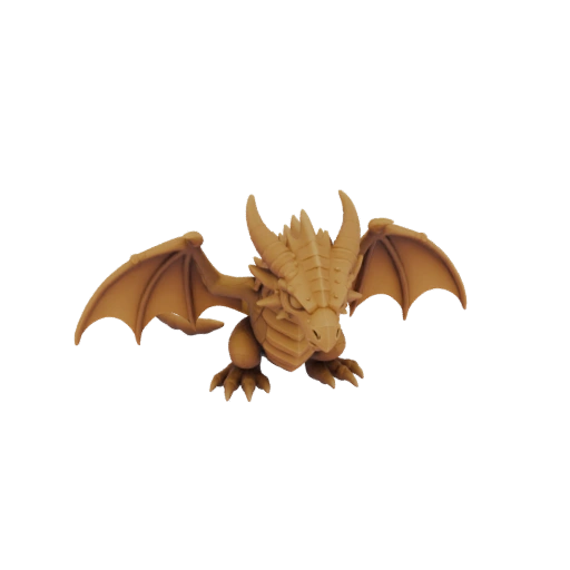 Miniatura STL de Dragón Fantasía Ghastly Boss