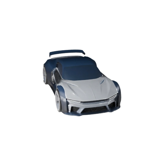 Printable Concept Car STL 3D Model for Collectibles &