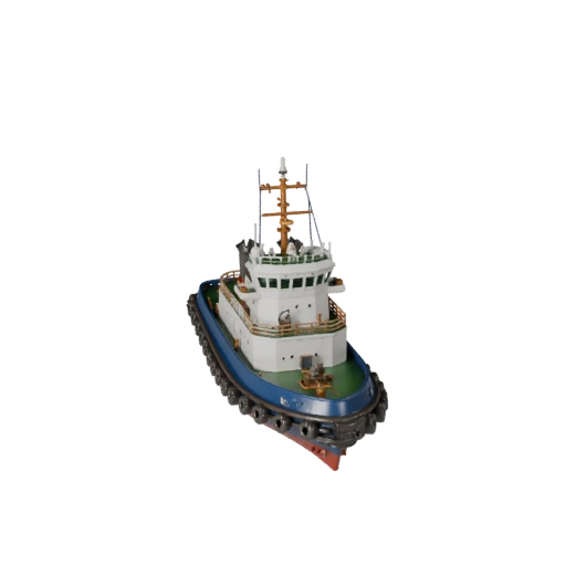 Remorqueur Modèle 3D pour Blender & Jeux - Asset PBR