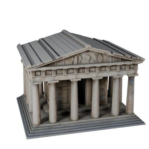 Parthenon 3D Model - Realistic Archviz Asset for Architecture