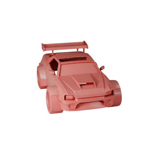 Modelo 3D STL Imprimível de Carro de Drift - Exibição e Colecionáveis (Legacy)