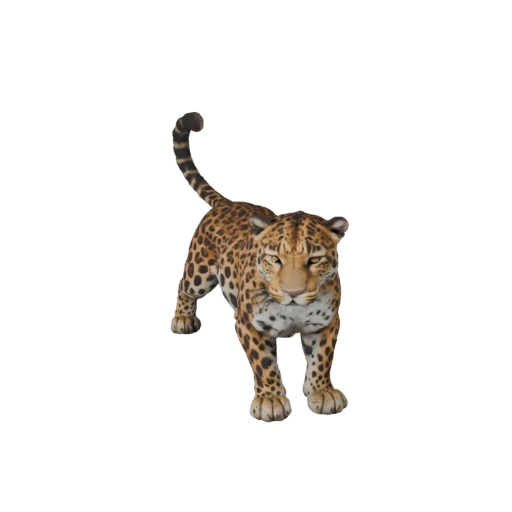 Realistischer Leopard 3D-Modell - Rigged PBR Asset für Spiele | PBR