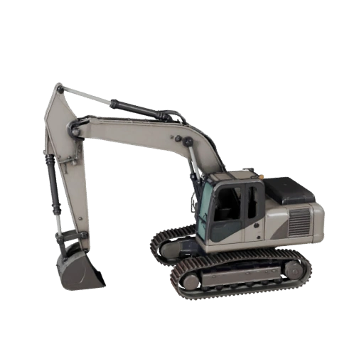 Excavator 3D Model for Blender - Render Ready Asset