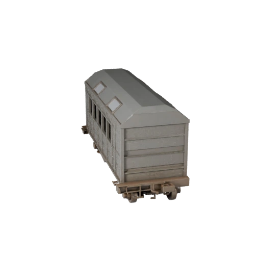 Modelo 3D de Tren de Carga Poligonal Bajo para Unity y Unreal