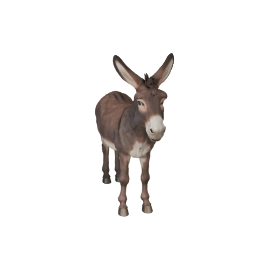 Donkey 3D Model for Blender - PBR Asset with Textures | Royalty-Free