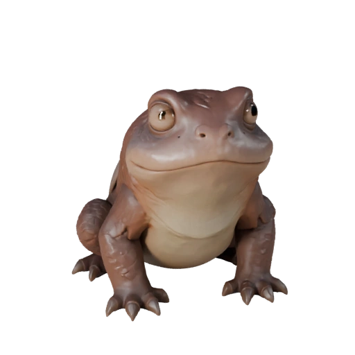 Toad 3D Model for Blender - PBR Asset with Textures | Royalty-Free