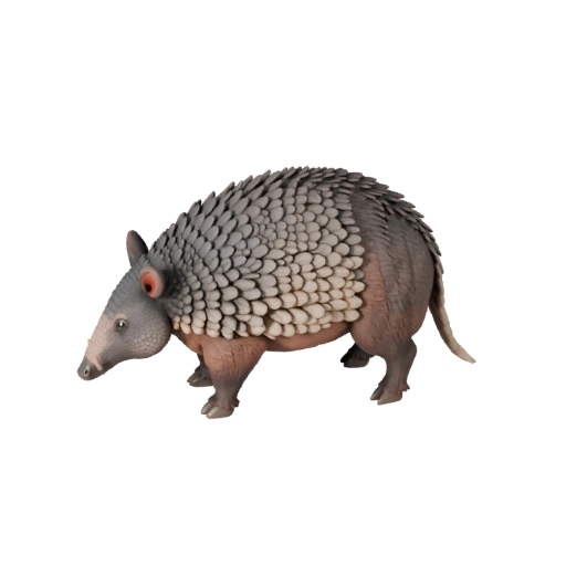 Modelo 3D de Tatu de Alta Poligonagem - Ativo STL Detalhado para Impressão