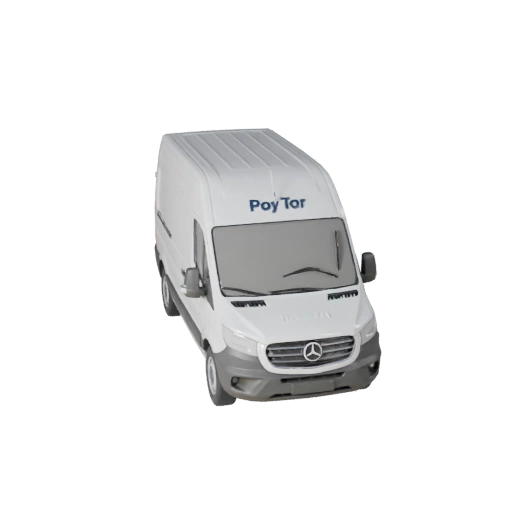 Cargo Van 3D Model for Unity - Low Poly Game Asset (Legacy)